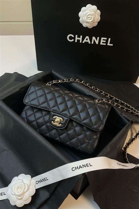 lambskin carre chanel|Chanel lambskin vs caviar.